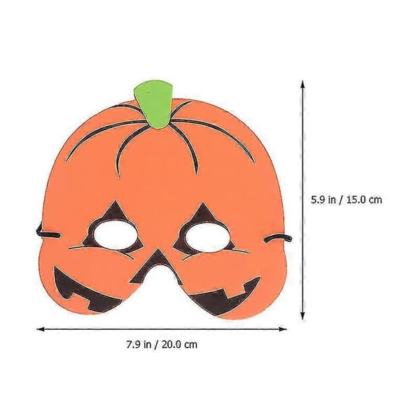 3 stk Halloween-masker til Halloween-dekorasjoner