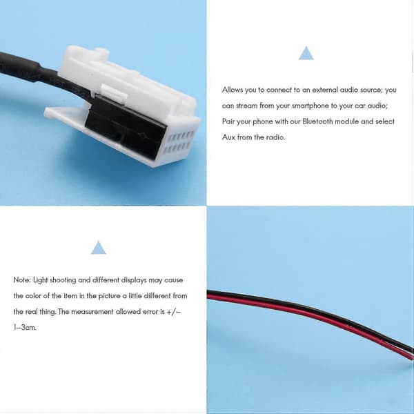 Bluetooth-ljudadapterkabel för Mcd 510 Rcd 200 210 310 500 510 6 Biltillbehör