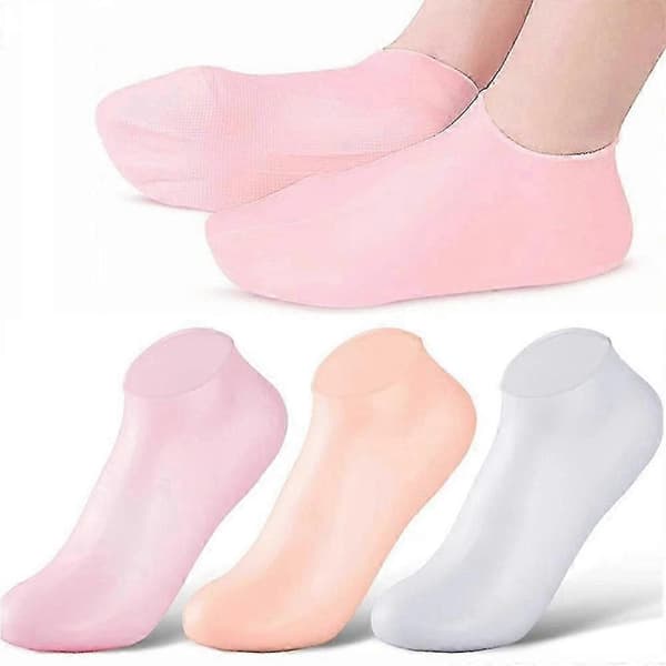 Silikonfotvårdssockor Återfuktande gelsockor Elastisk sprucken hudvård