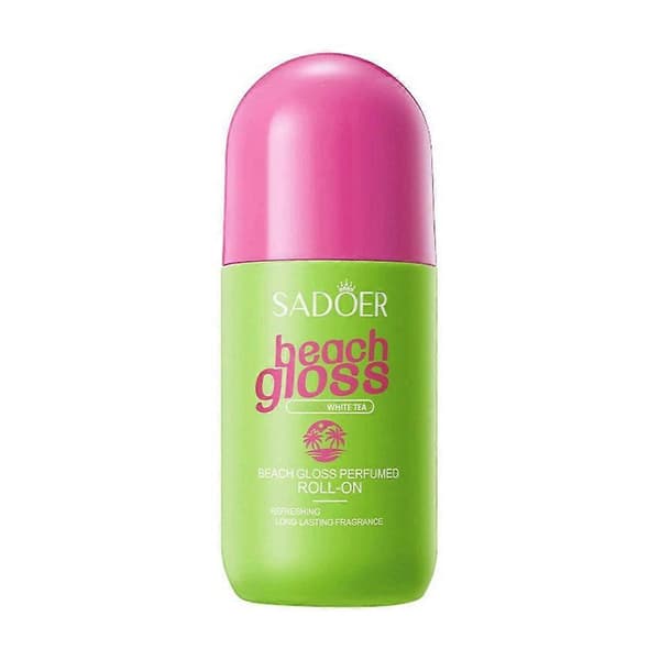 SADOER Beach Gloss Parfumeret Roll-On - 50ml, Hyaluronsyre, Frisk