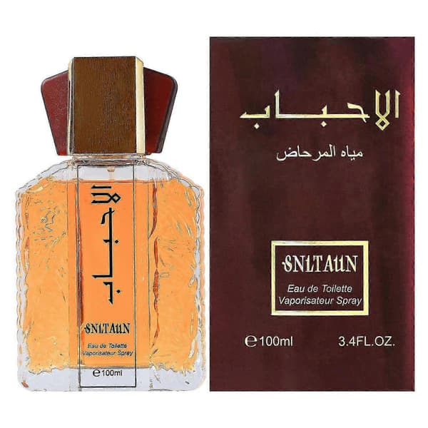 Sultan Eau de Toilette 100ml, koncentreret langtidsholdbar arabisk herreparfume