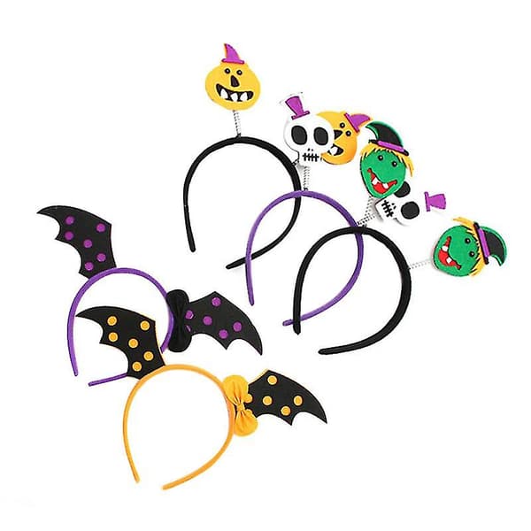 5 stk Halloween Hodeplagg for Halloween-dekorasjon