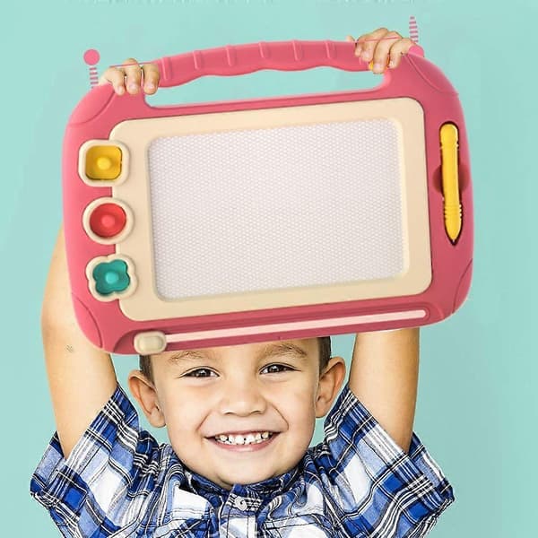 Sletbar magnetisk ordtavle til baby, farvegraffiti-tablet til baby