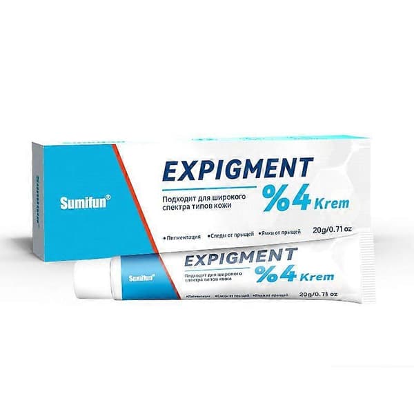 Expigment 4% Ansiktskräm, Daglig Ansiktshudvård för Ojämn Hudton, 20g