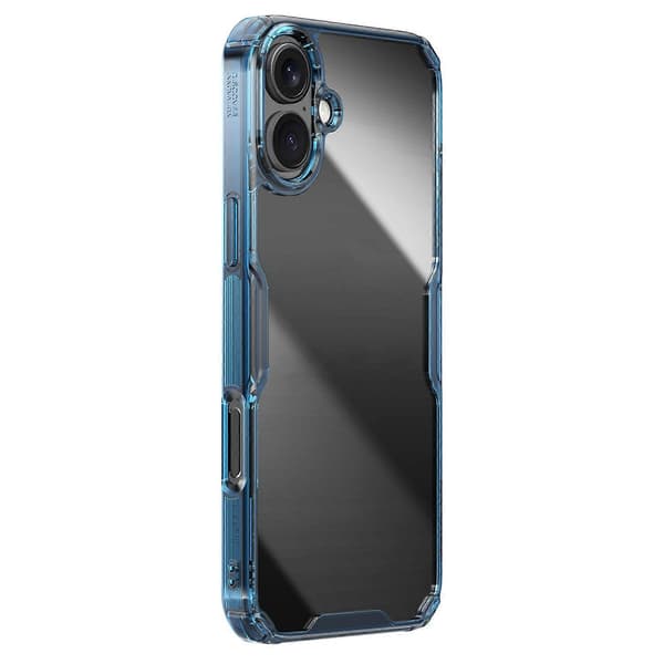 Pro Series för iPhone 16 Plus-skal TPU+PC Ultra Clear Phone Case - Blå
