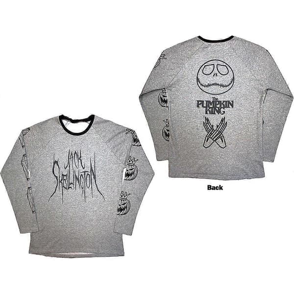 The Nightmare Before Christmas Pumpkin King langermet t-skjorte