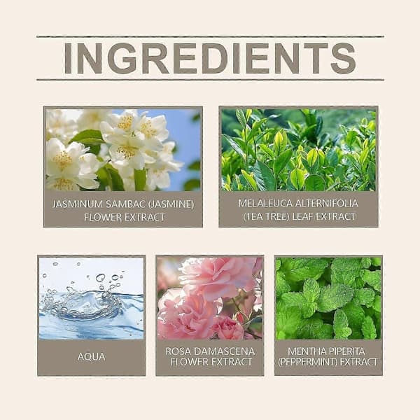 Charm Parfymespray 10ml, Elegant Rose- og Peppermynteekstraktduft