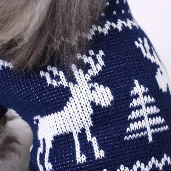 Halloween Husdjurskläder Tröja Vinter Varm Bekväm Hundtröja M