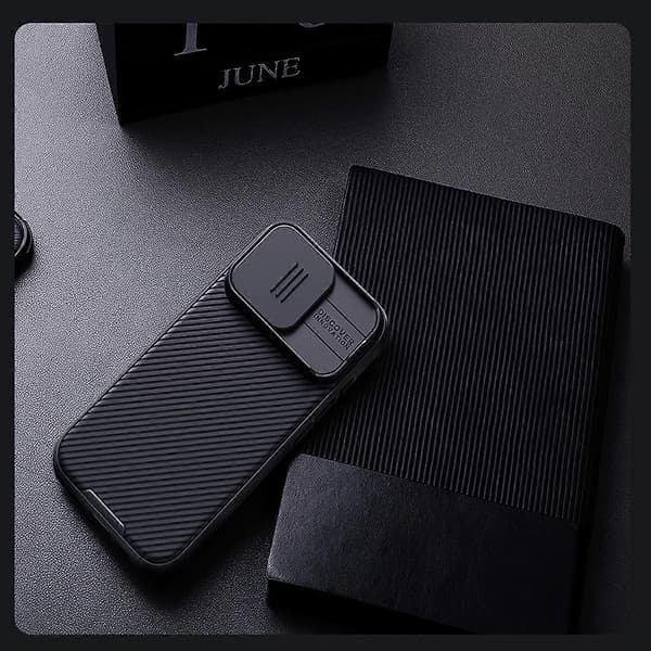 CamShield Pro Skydelåg til iPhone 16 Pro Max Ultra Elegant, Sort