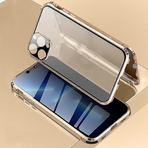 25-26 Magnetisk herdet glassdeksel til iPhone 13 Pro til iPhone 13 Pro