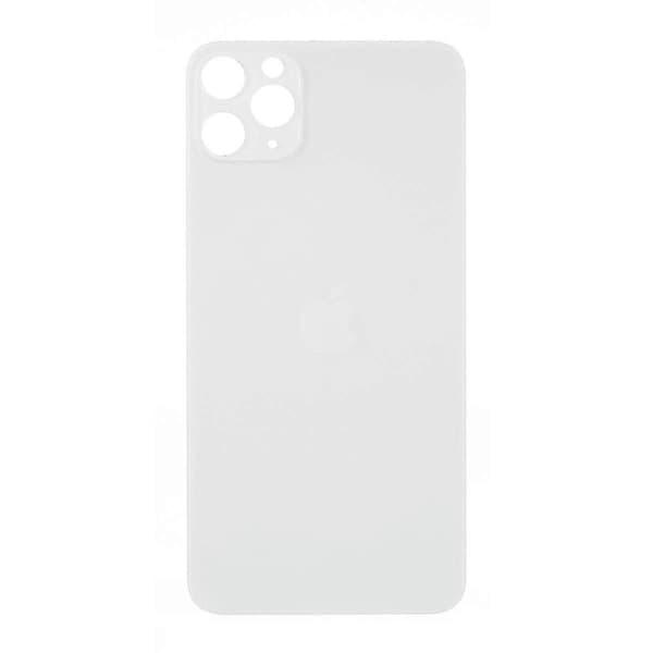 Batterihölje för iPhone 11 Pro Max (Stort kamerahål, ingen montering krävs) (Vit)