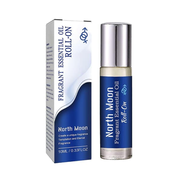 North Moon Roll-On Parfume Æterisk Olie, Frisk Langvarig Let Duft til Håndled & Hals, Dating Duft