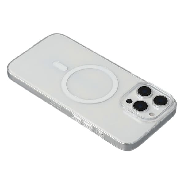 JAUCASE til iPhone 16 Pro Max Krystallklart deksel kompatibelt med MagSafe Hardt PC-bakdeksel