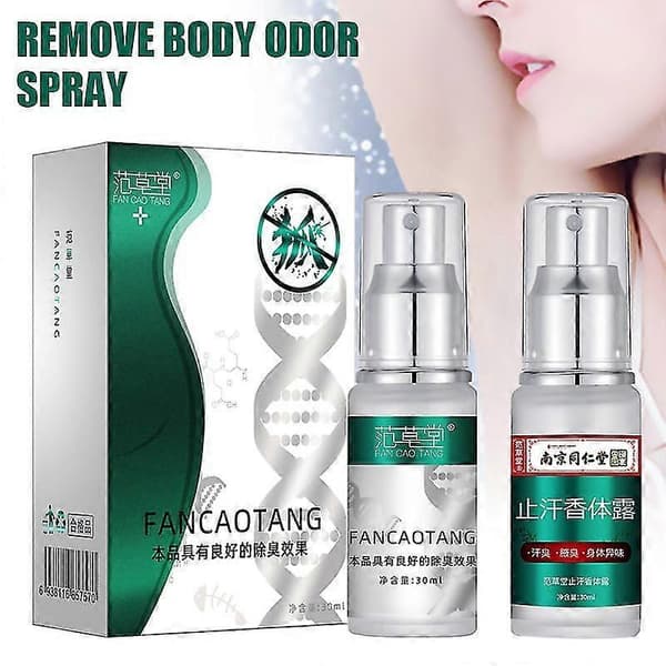 30 ml kropslugt deodorant spray underarm sved deodorisering lugtfjerner lugtkontrol langvarig