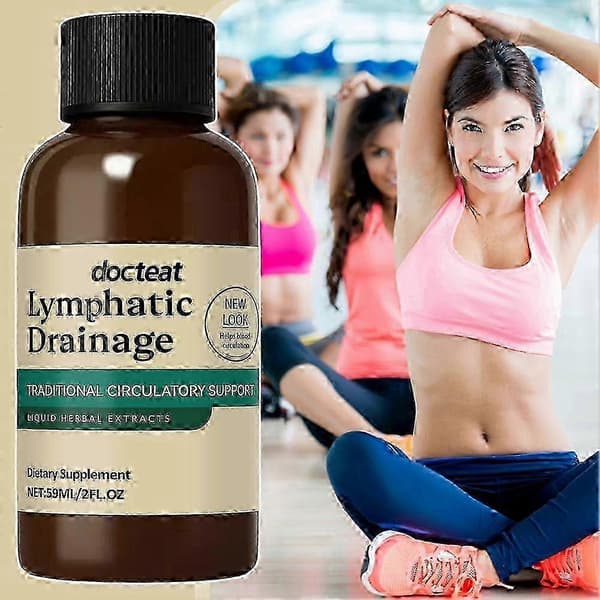 1-3 st Anti-Cellulite Lymfdränage Droppar för Män Kvinnor Kroppsvård