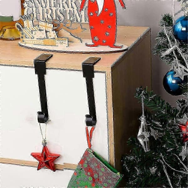 Julstrumphållare Mantel Krokhängare Eldstadskrokar Hängare Julstrumpkrok Eldstad DS