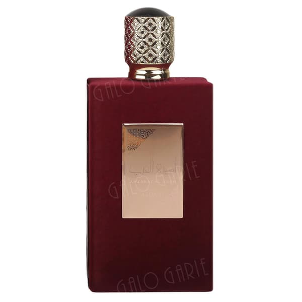 Arabisk parfume 100 ml, sort og rød æske, langvarig duft