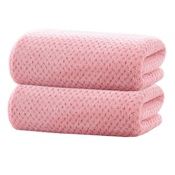 Håndklæder, Oversized Badehåndklæder 70x140 cm, Superbløde og Meget Absorberende Brusehåndklæder (Grå, 2 Styk)