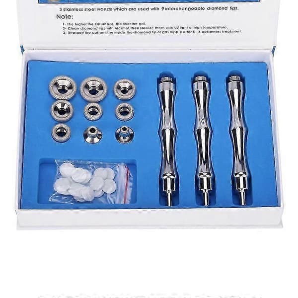 Diamant mikrodermabrasjonstips Dermabrasjon Ansikts Hudforyngelse Peeling Fk