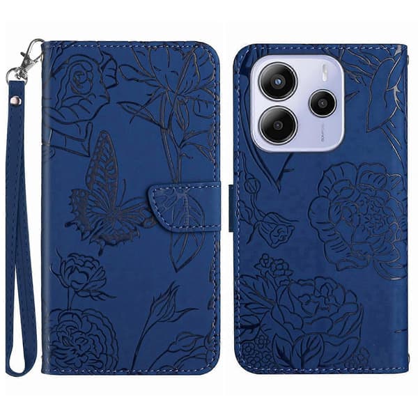 Til Xiaomi Redmi Note 14 4G (163.25x76.55x8.16mm) Telefoncover (Blå)