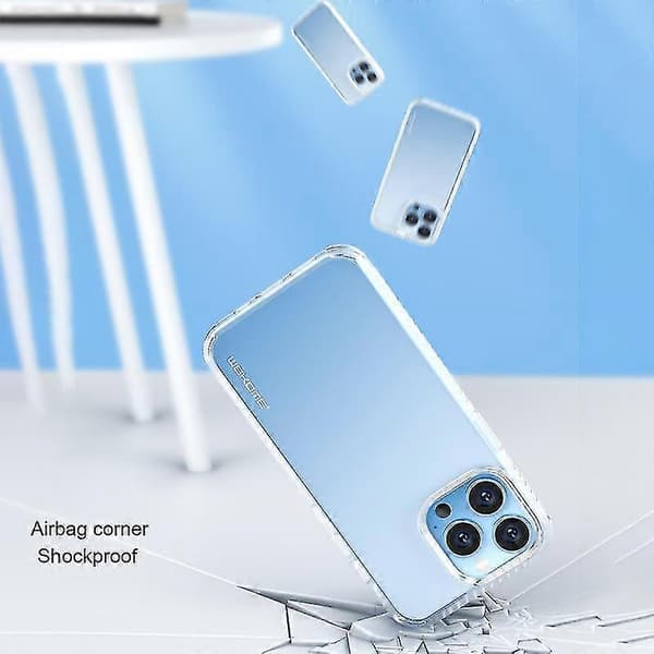 For iPhone 13 Wekome Armor Anti-drop Phone Case (Clear Black)