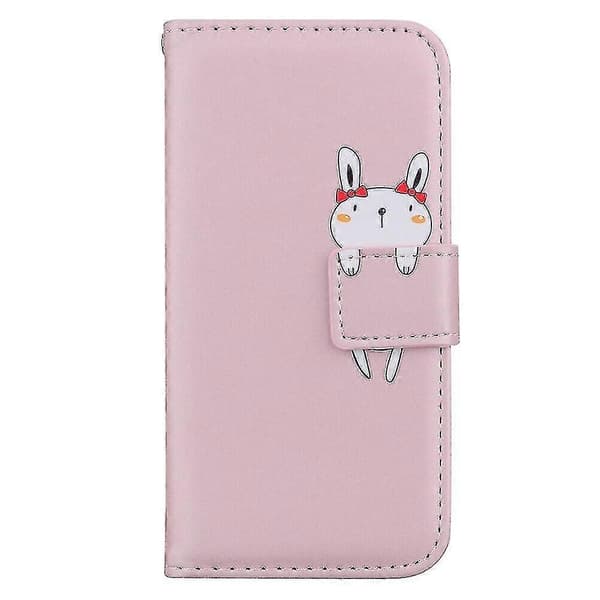 Kompatibel med iPhone 13 Pro etui kortholder PU læder pung flip cover - sort