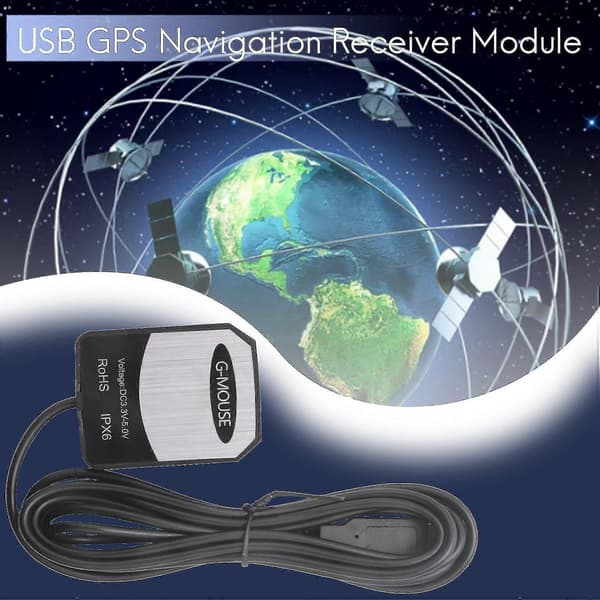 For GPS-datainnsamling, PC-bærbar navigasjon GPS USB-mottaker Gmouse antennemodul for Google