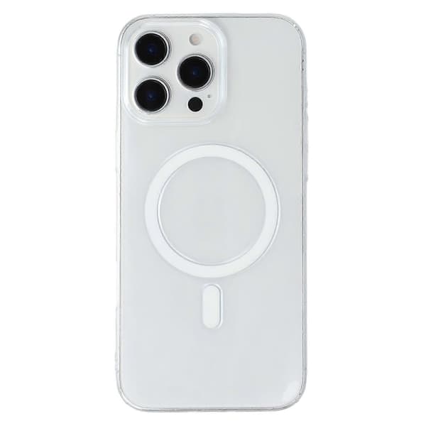 JAUCASE til iPhone 16 Pro Max Krystallklart deksel kompatibelt med MagSafe Hardt PC-bakdeksel