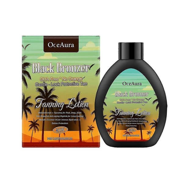 Extreme Dark Tanning Lotion Accelerator för solarium och utomhussol med bronzer för att få