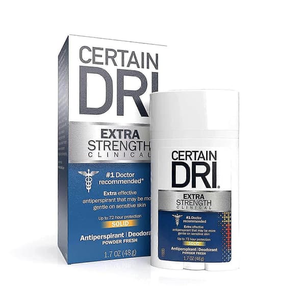 Certain Dri Ekstra Sterk Klinisk Antiperspirant Deodorant, 1,7 Oz