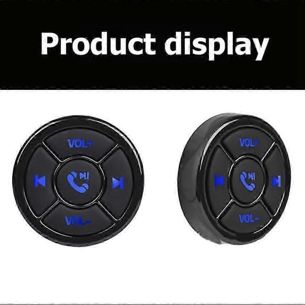 Trådløs mediekontrollknapp for bilratt musikkspiller Bluetooth lydkontroll for Android