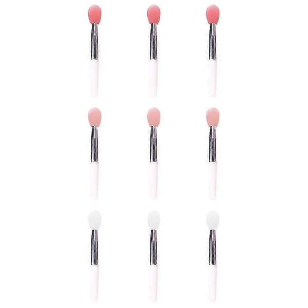 Silikone læbebørste Professionel læbestiftapplikator til makeup 9 stk. sæt