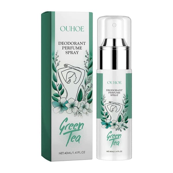 Grønn te deodorant spray for underarmer, fjerner kroppslukt