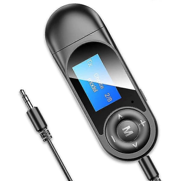 Aux Bluetooth-sovitin Dongle-kaapeli autoon 3,5 mm:n liitin Bluetooth 5.0 4.2 4.0 -vastaanotin