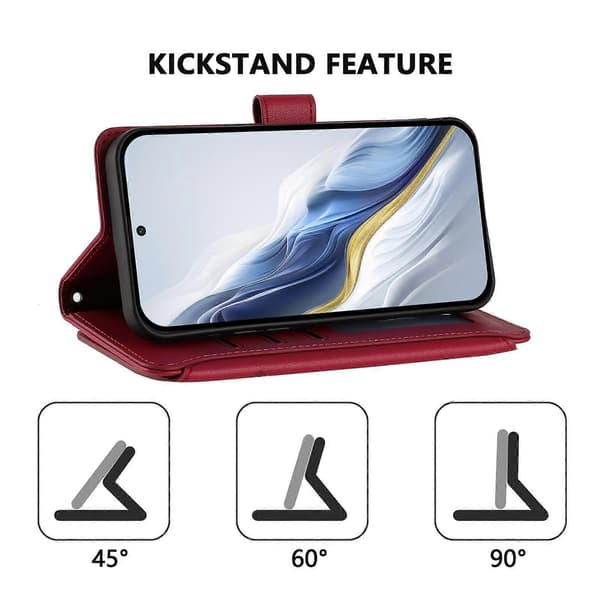 Fjäril Kärlek Blomma Multi-kort Dragkedja Plånbok Läder Telefonfodral (För Doogee Note 58 / Note 58 Pro)
