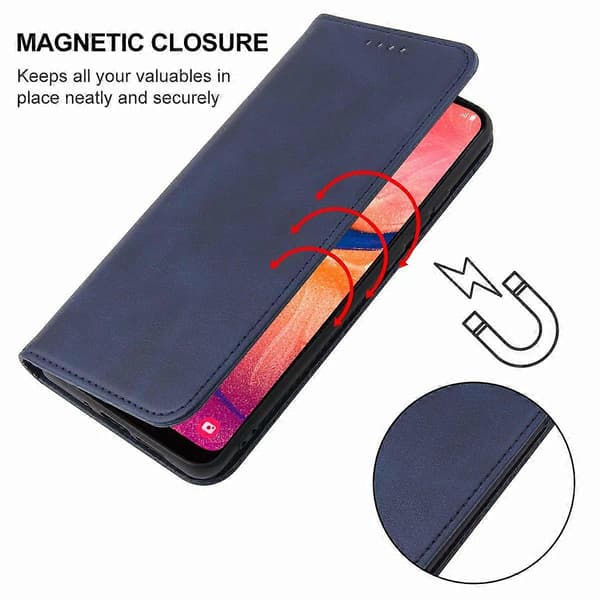 Til Samsung Galaxy A20e Magnetisk Lukning Læder Telefoncover