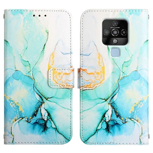 Kompatibel med Tecno Camon 16/16 Pro Fodral Plånbok Marmor Läderfodral