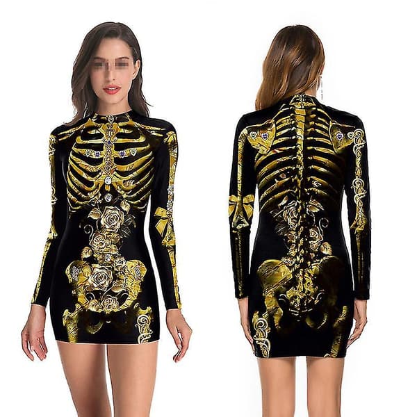 1 stk Halloween-skjørt for Halloween-dekor