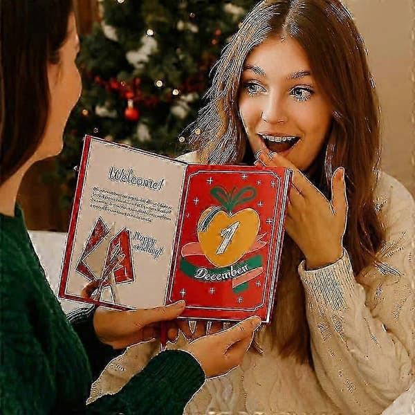 Juleromantikk adventsbok – åpne ett kapittel om dagen