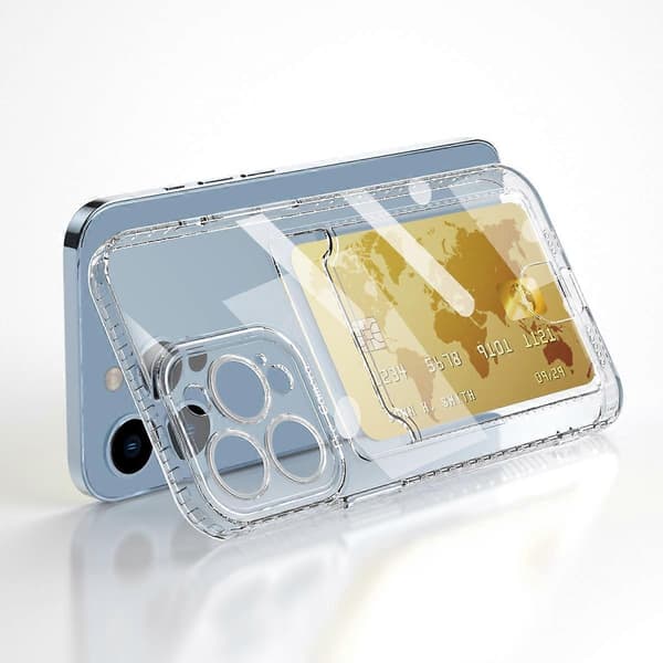 Kortväska Transparent Fodral För iPhone 13 Pro Max För iPhone 13 Pro Max