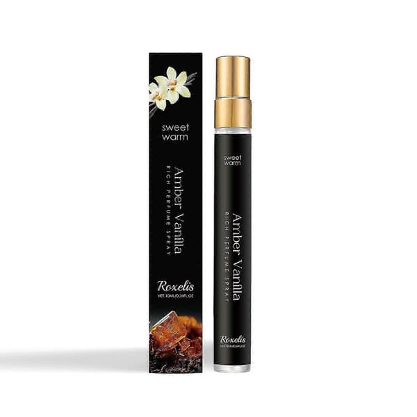 Amber Vanilla Parfymspray, Långvarig Doft för Daglig Charm, 10 ml Eau de Toilette