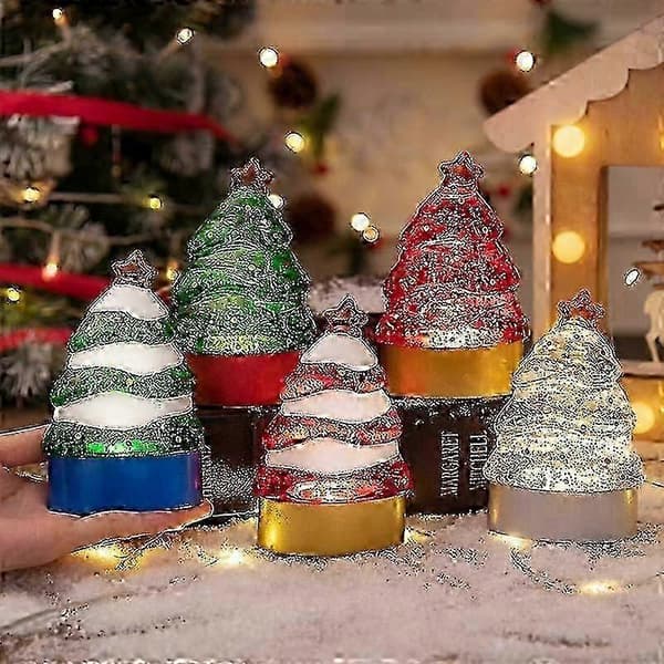 Julepynt lysende juletre juletre bordpynt juletre nattlys