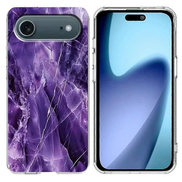 Compatible For iPhone 17 Air Case Marble Pattern Printing Soft TPU Phone Cover