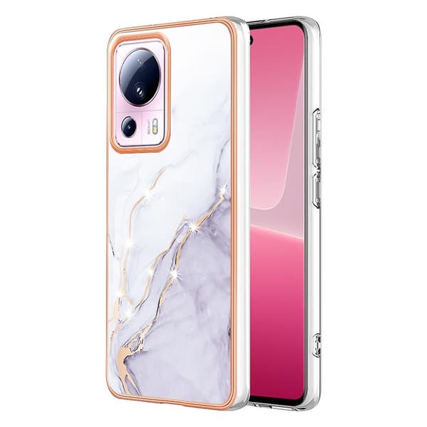 Marmorcover til Xiaomi 13 Lite 5G (Hvid 006)