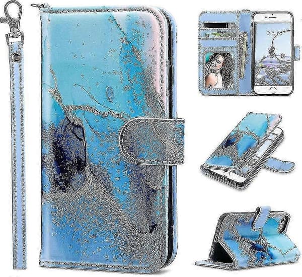 Iphone Se 2020 etui. Iphone 8 flip etui. Iphone 7 pung etui. Pu læder etui