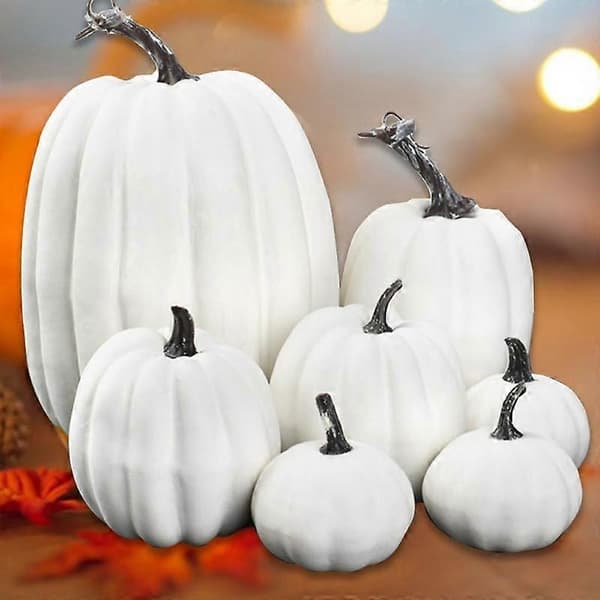Kunstige græskar dekoration efterår høst Thanksgiving simulering skum græskar efterår bord midtpunkt Halloween indretning rekvisitter