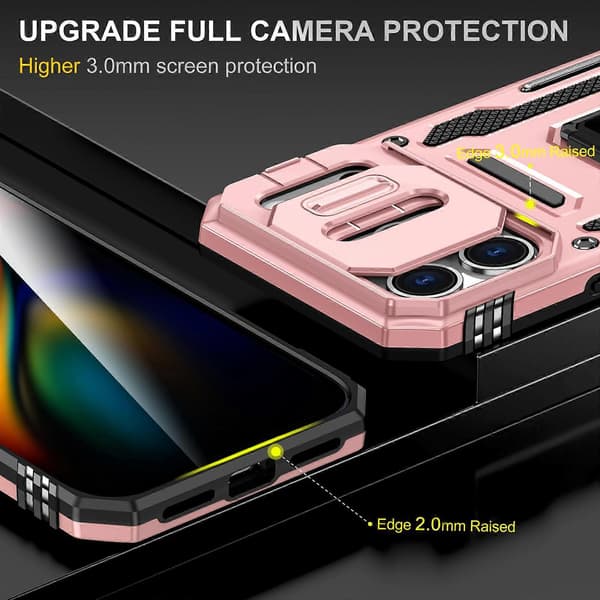 Armor PC + TPU Kameraskydd Telefonfodral (För iPhone 17 Pro)