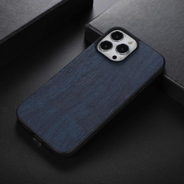 iPhone 13 Pro Max puinen PU-puhelinkotelo