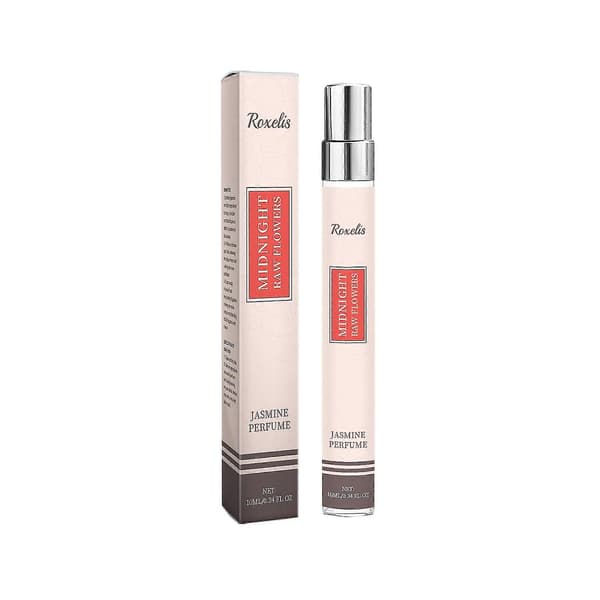 Jasmine Light Roll-On Parfym, Långvarig Blommig Doft med Jojobaolja, Bärbar 10ml