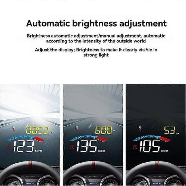 Universal OBD Bil Speedometer HUD Forrude Projektor